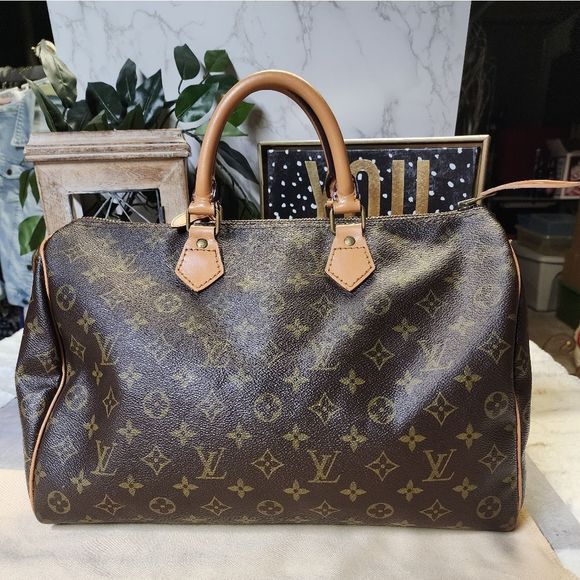 Louis Vuitton Vintage monogram Speedy 35 - Picture 2 of 16